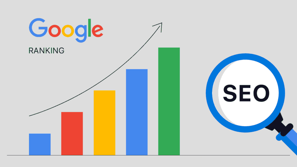 How to Rank #1 on Google SEO strategy concept